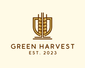 Wheat Harvest Agriculture logo design