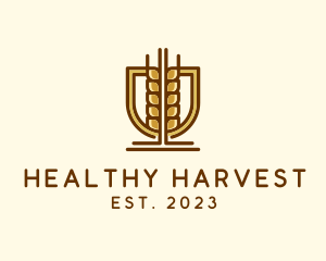 Wheat Harvest Agriculture logo design