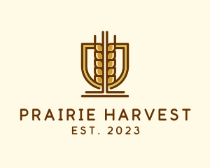 Wheat Harvest Agriculture logo design