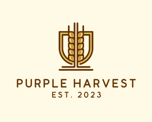 Wheat Harvest Agriculture logo design