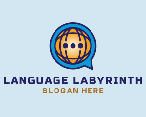 Language Speech Globe logo