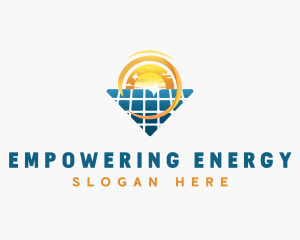 Solar Panel Energy logo design