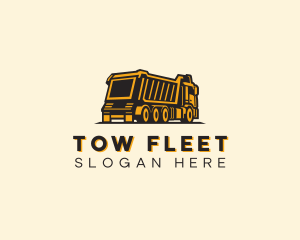 Construction Dump Truck logo design