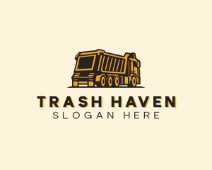 Construction Dump Truck logo design
