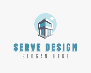 Villa Interior Designer logo design