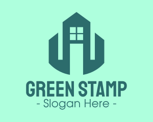 Professional Green Building logo design