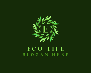 Natural Leaf Plant logo design