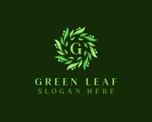 Natural Leaf Plant logo design