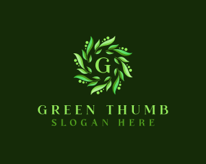 Natural Leaf Plant logo design