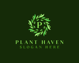 Natural Leaf Plant logo design