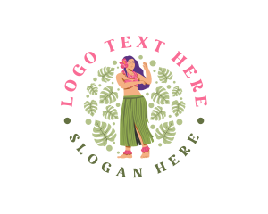 Hula Girl Dancer logo