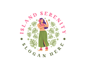 Hula Girl Dancer logo