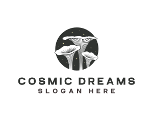 Magical Mushroom Psychedelic logo design