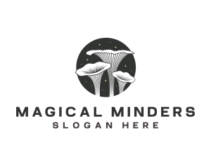 Magical Mushroom Psychedelic logo design