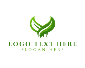 Natural Eco Leaf logo