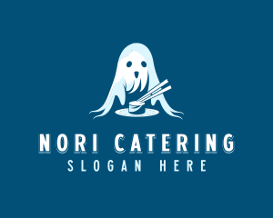 Sushi Ghost Dining logo design