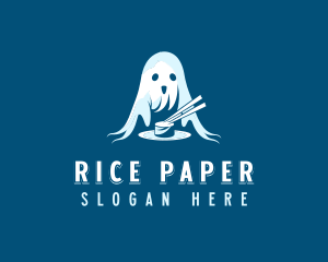 Sushi Ghost Dining logo design