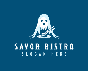 Sushi Ghost Dining logo design