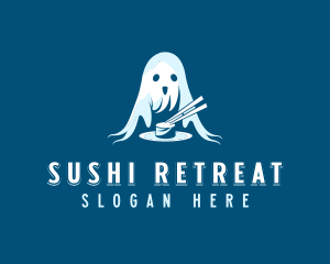 Sushi Ghost Dining logo design