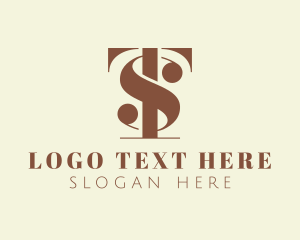 Elegant Fashion Letter TS Monogram logo