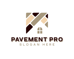 Tile Flooring Pavement logo