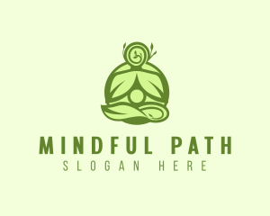 Yoga Meditation Zen logo design