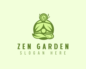 Yoga Meditation Zen logo design