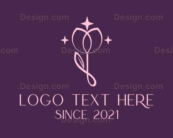 Elegant Rose Flower Logo