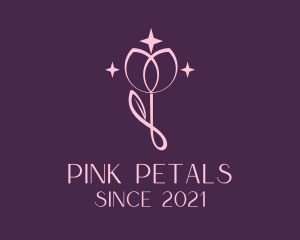 Elegant Rose Flower logo design