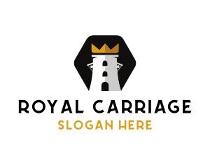 Royal Crown Castle Tower logo design