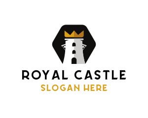 Royal Crown Castle Tower logo design