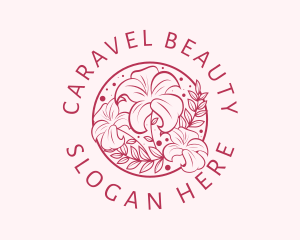 Organic Flower Beauty logo design