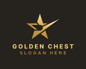 Gold Star Business logo design