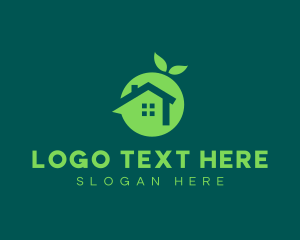 Fresh - Fresh Green Home logo design