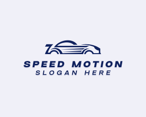 Automobile Race Car logo design