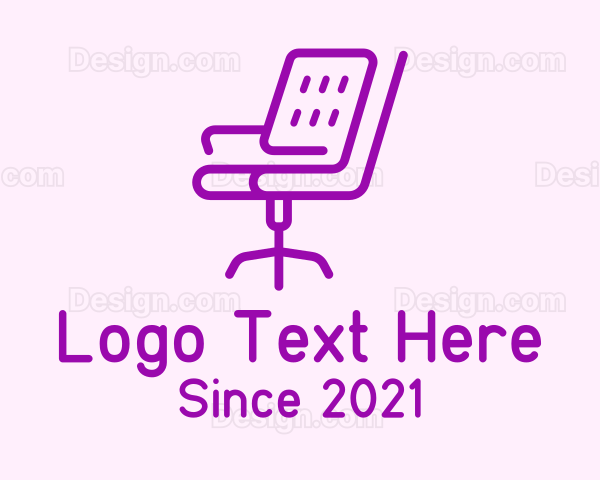 Purple Recliner Chair Logo