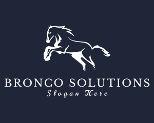 Running Stallion Horse logo