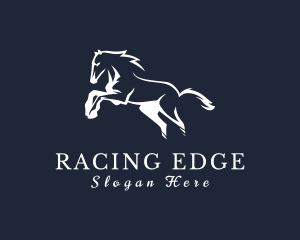 Running Stallion Horse logo