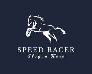 Running Stallion Horse logo