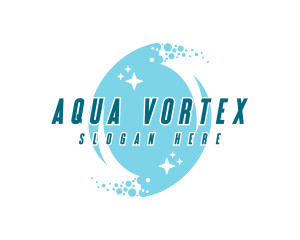 Cleaning Water Splash logo design