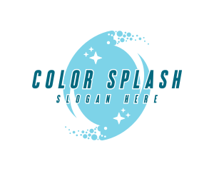 Cleaning Water Splash logo design