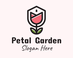 House Rose Gardening logo design