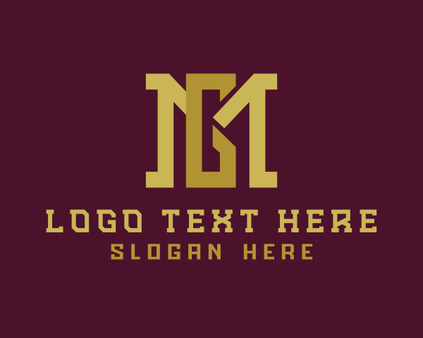 Letter Mg logo example 4