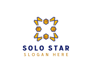 Cube Star Engineer logo design