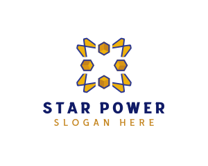 Cube Star Engineer logo design