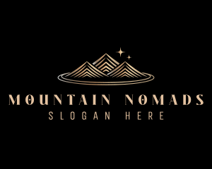 Premium Mountain Peak logo design