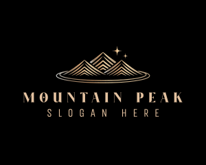 Premium Mountain Peak logo design