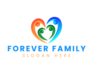 Family Heart Foundation logo design