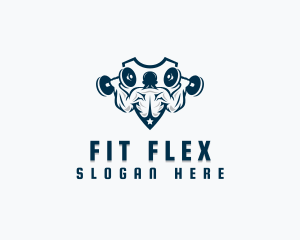 Muscle Weightlifting Workout logo