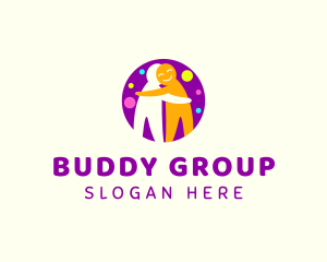 Colorful People Hug logo